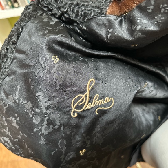 Selma Boucle and Fur Evening Coat - Picture 7 of 9